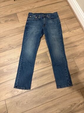 Men's Levi 511 34x32 Blue Jeans Denim